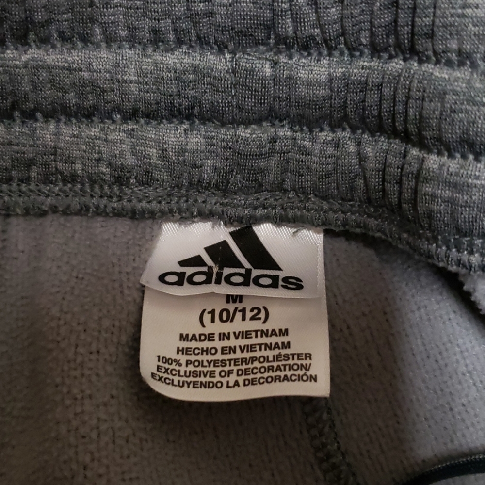 Adidas Child's Gray Joggers - Picture 2 of 4
